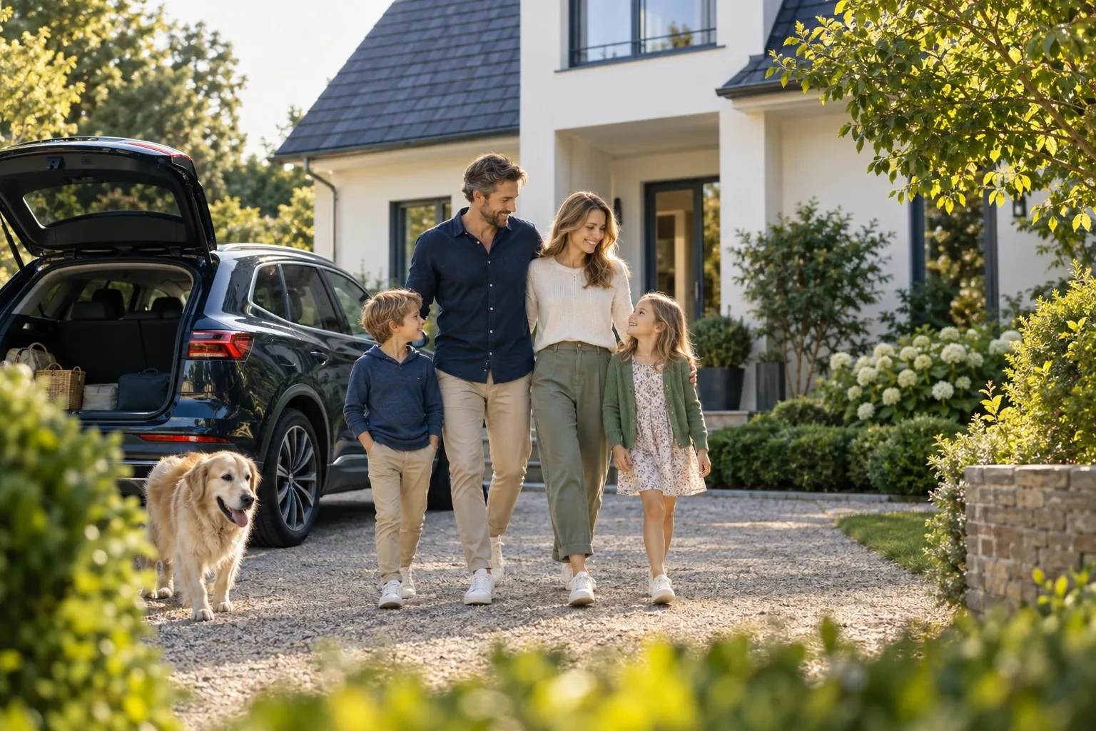 Maison et voiture protégées